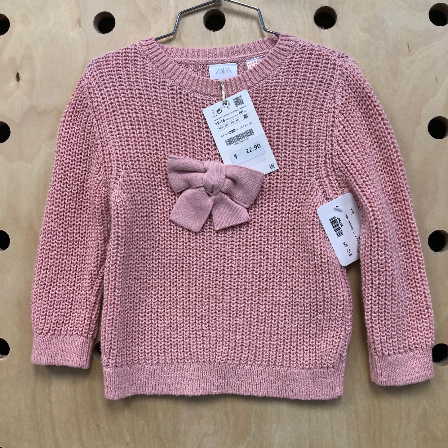 Pink Loose Knit Sweater NEW!