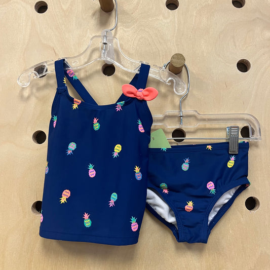 Blue Pineapple 2pc. Swimsuit