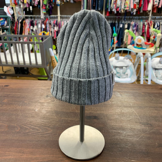 Grey Cable Knit Beanie