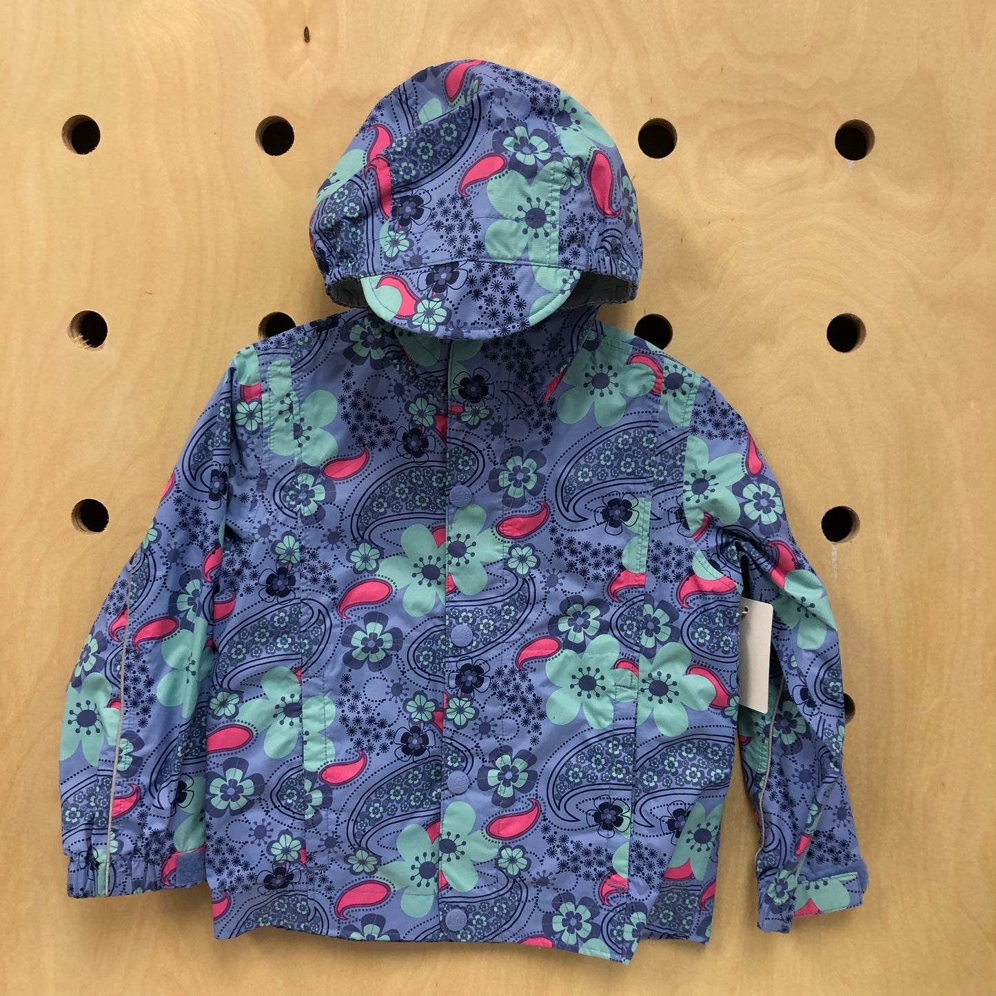 Lavender Floral Rain Jacket