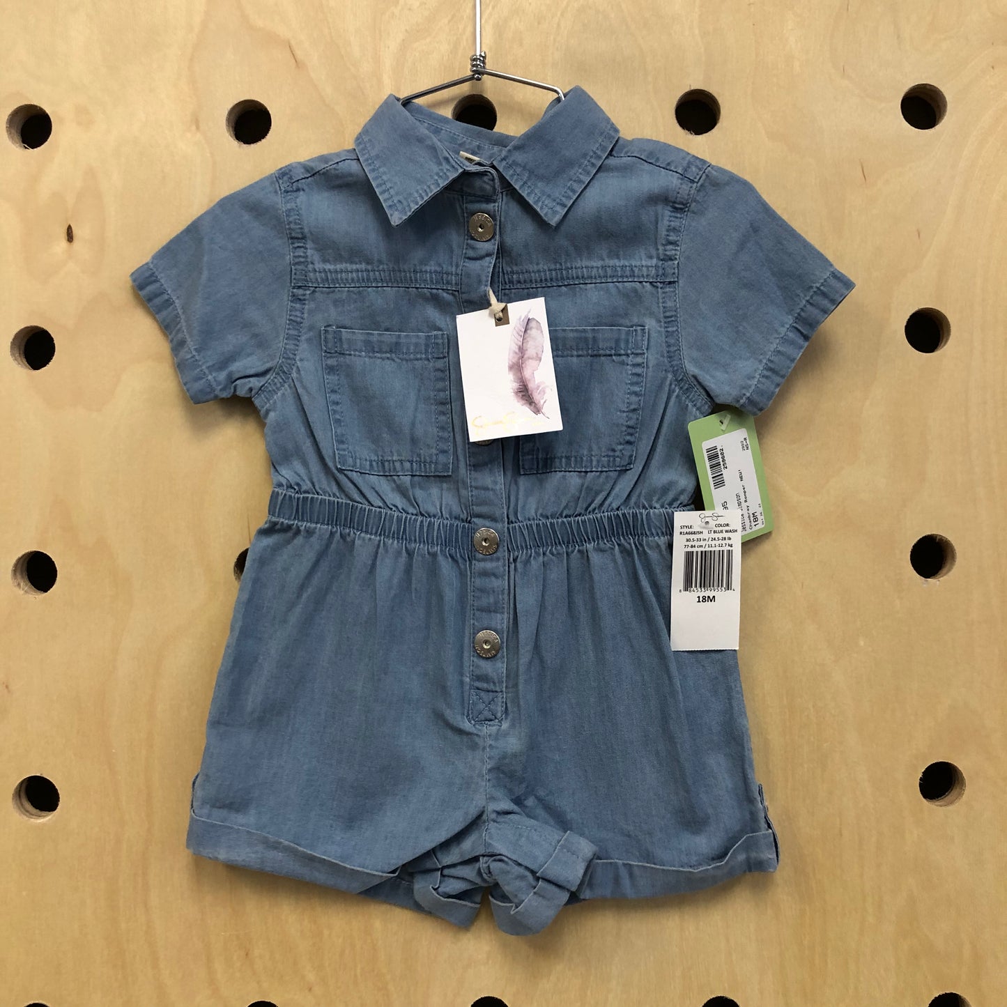 Chambray Romper NEW!