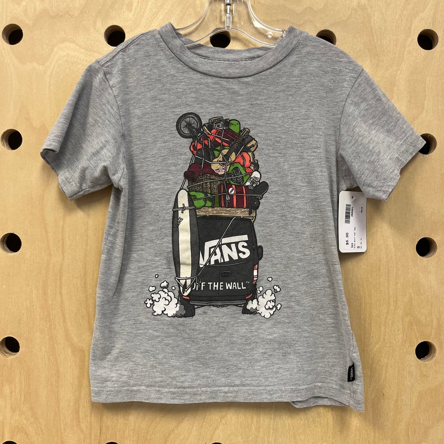 Grey Surf Van Tee