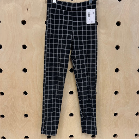 Black Checkered Leggings