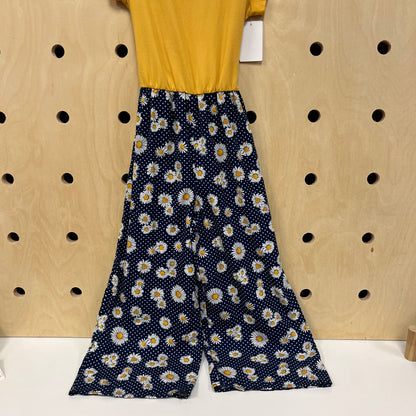 Marigold + Navy Daisy Jumper