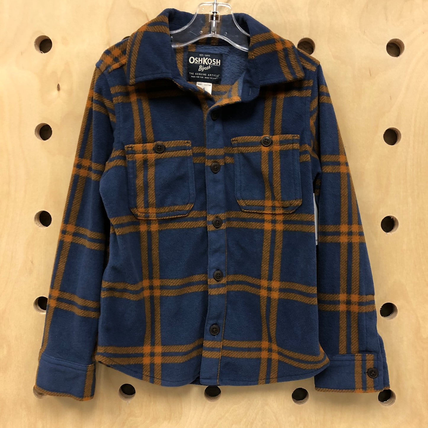 Navy + Mustard Shacket