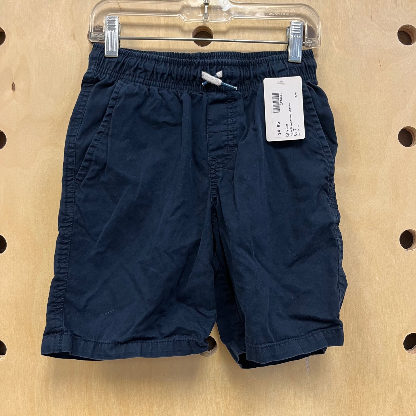 Navy Drawstring Shorts