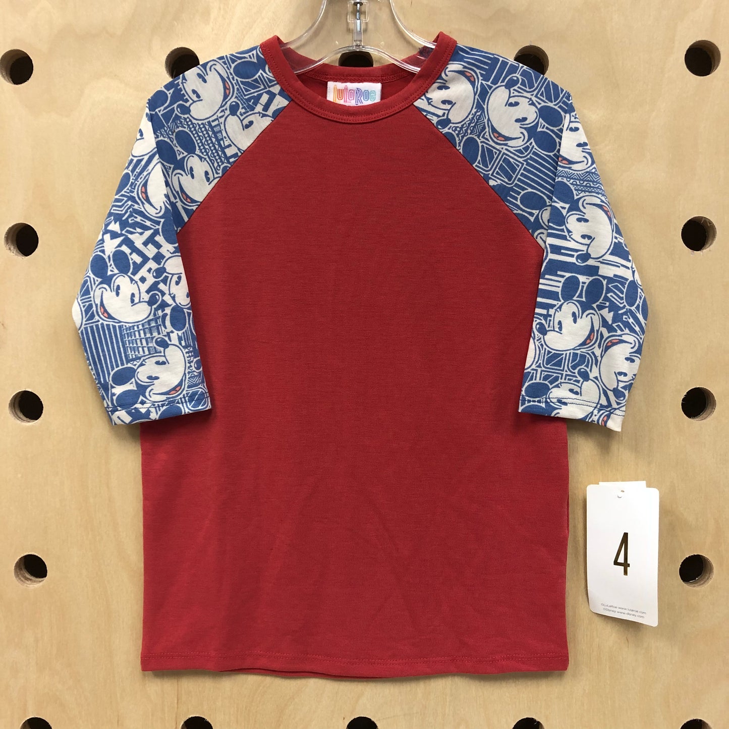 Mickey Mouse Raglan Tee NEW!