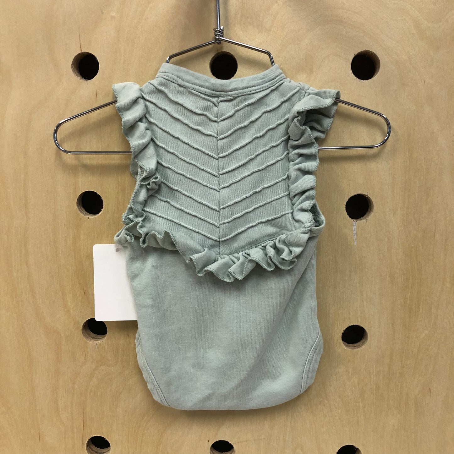 Blue Ruffle Romper