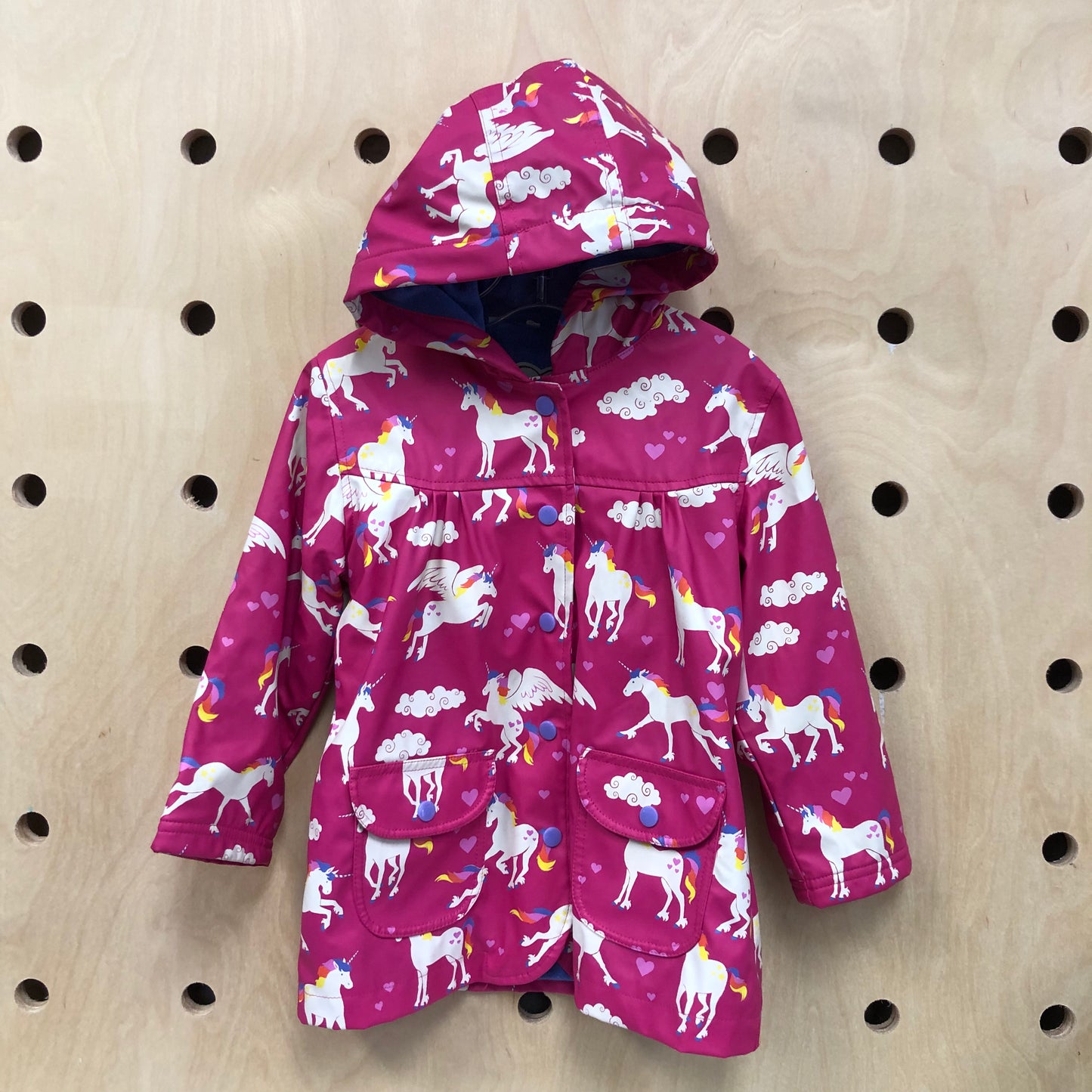 Pink Unicorn Rain Jacket