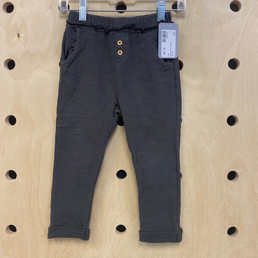GRey Button Pants