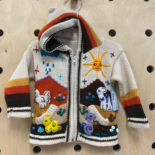 Cream Peruvian Sweater