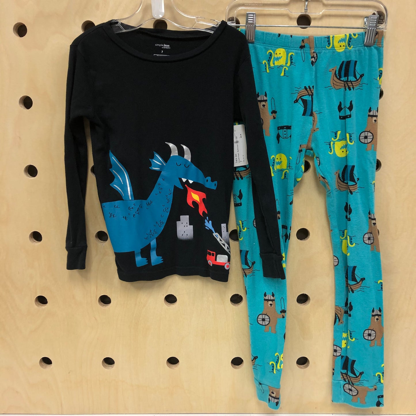 Black+Teal Mythical Pajamas