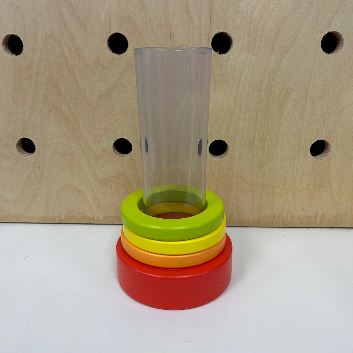 Clear Tube w/ Stacking Rings