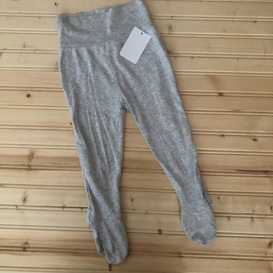 Grey Footed Yoga Band Pants