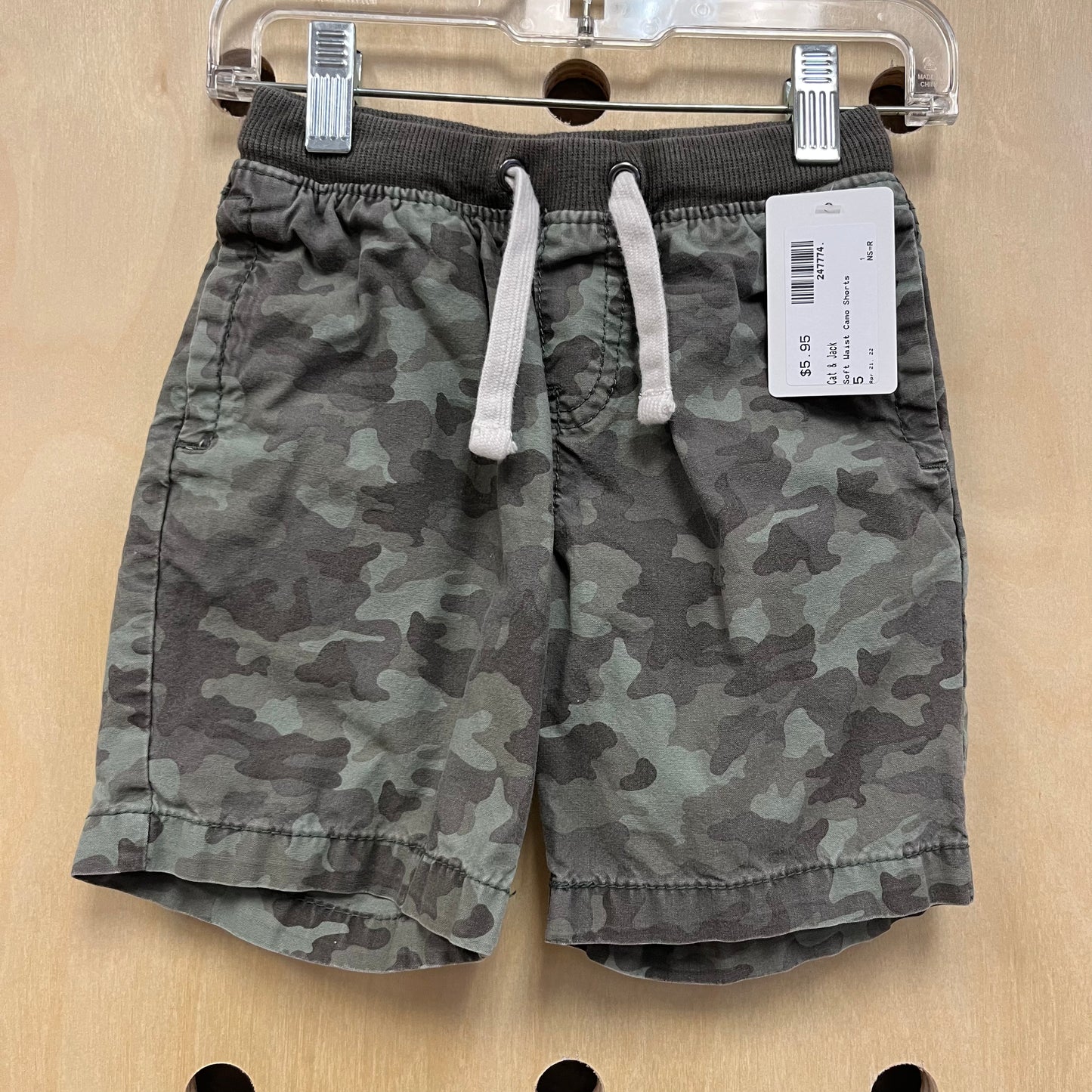 Soft Waist Camo Shorts