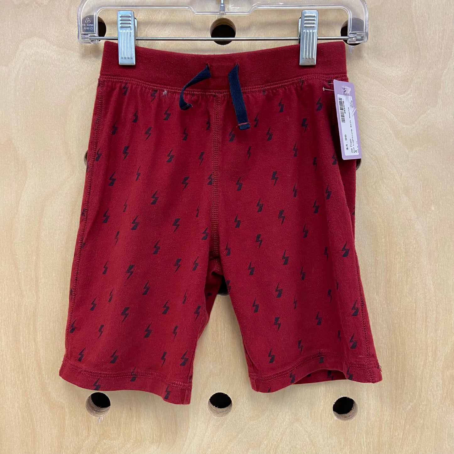 Red Lightning Bolt Shorts