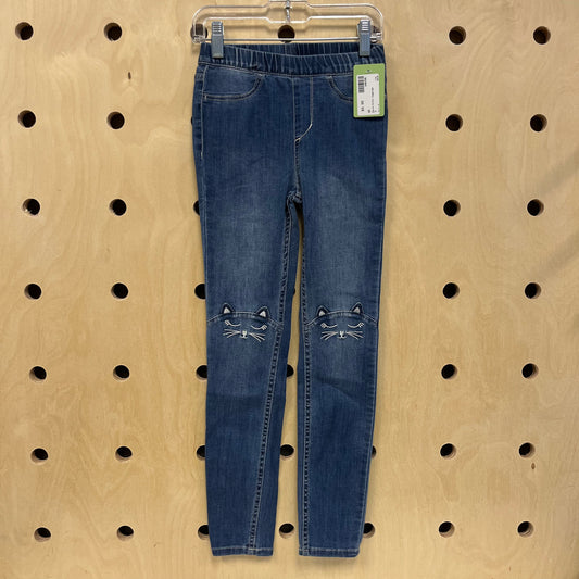 Denim Kitty Jeggings