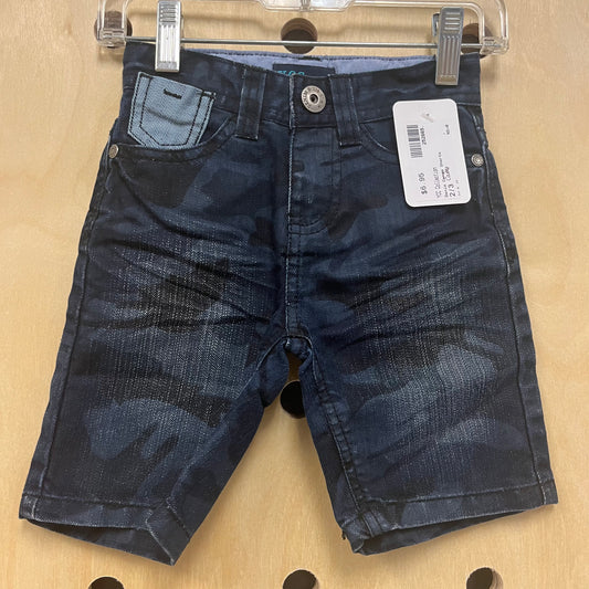 Denim Camo Shorts
