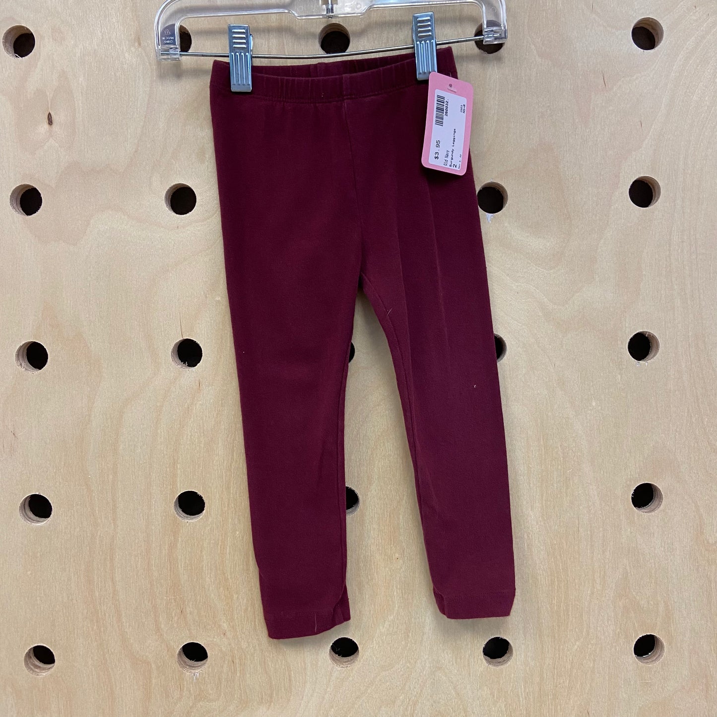 Burgundy Leggings