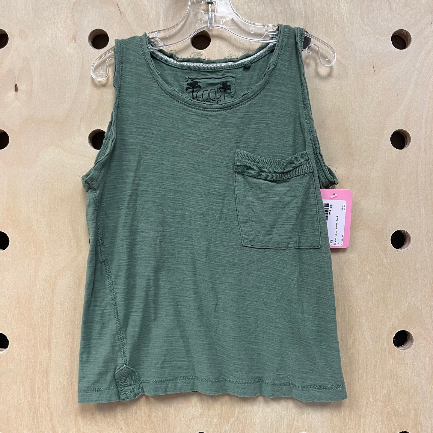 Green Good Vibes Tank
