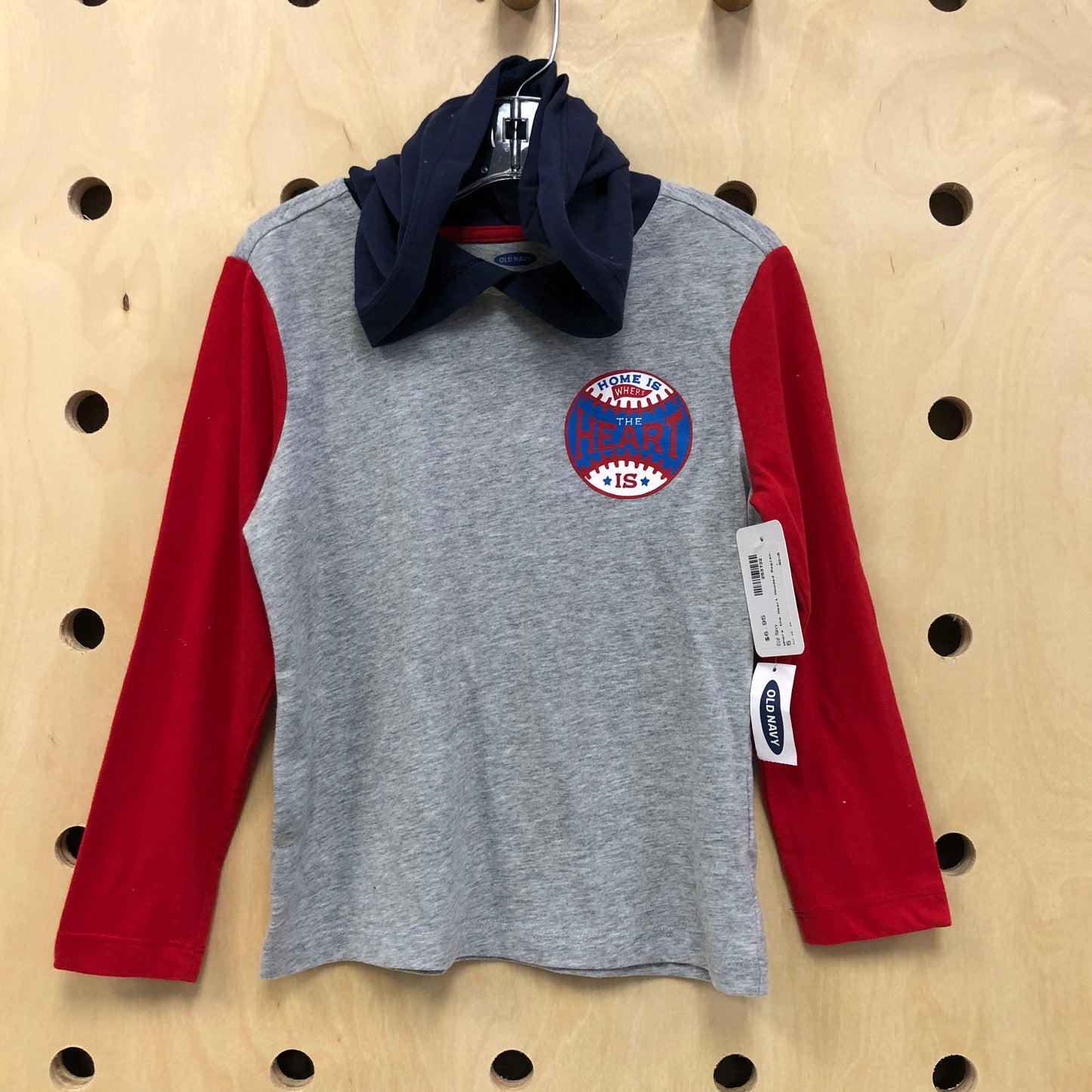 Where the Heart Hooded Raglan