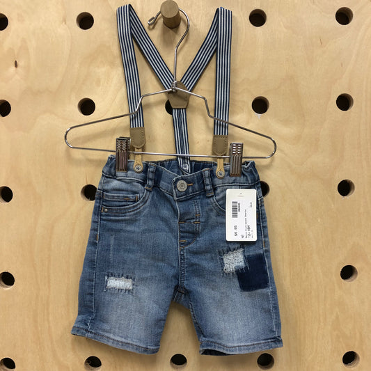 Denim Distressed Shorts
