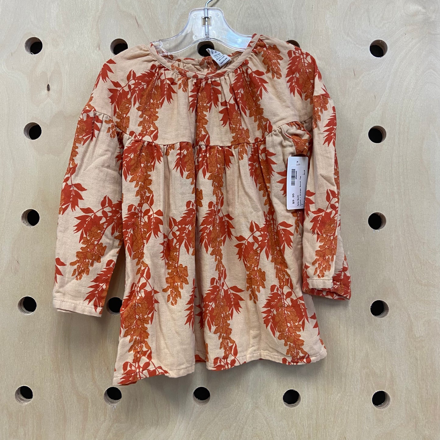Peach + Orange Banch Top