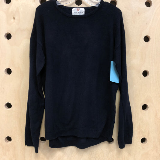 Navy Knit TOp