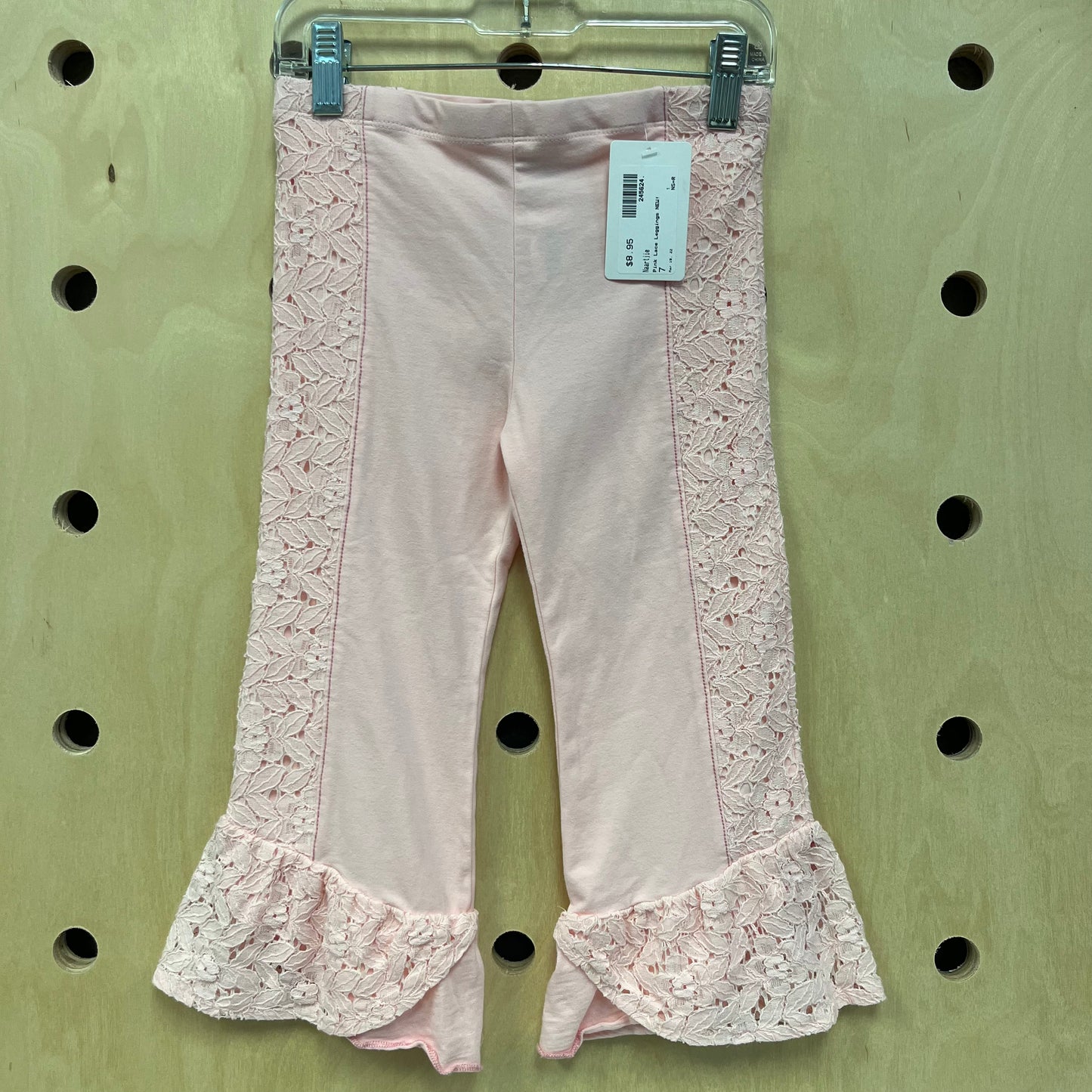 Pink Lace Leggings NEW!
