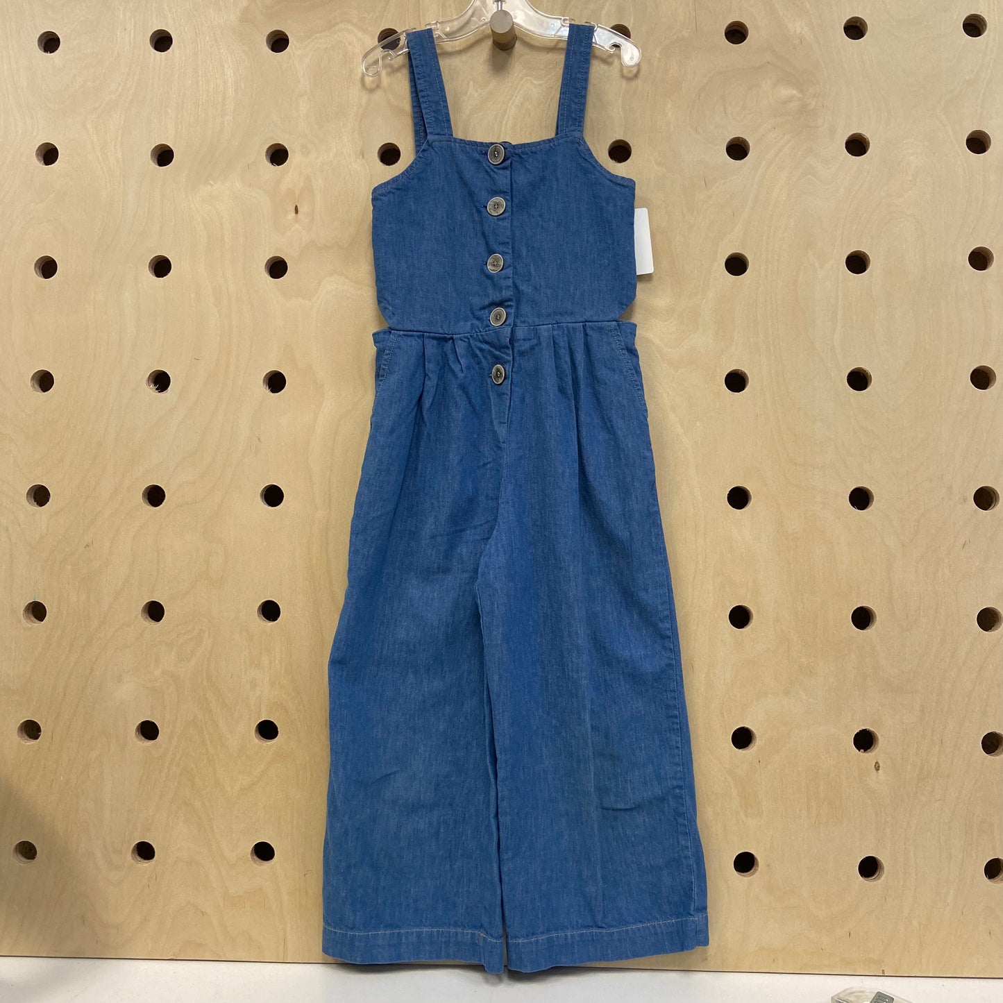 Denim Button Jumpsuit