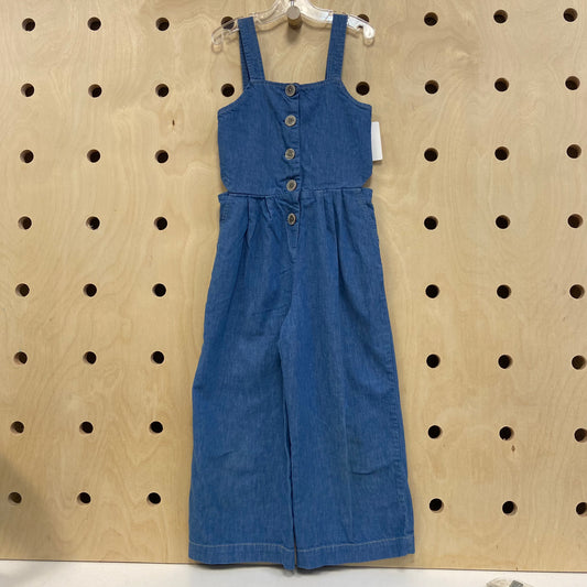 Denim Button Jumpsuit