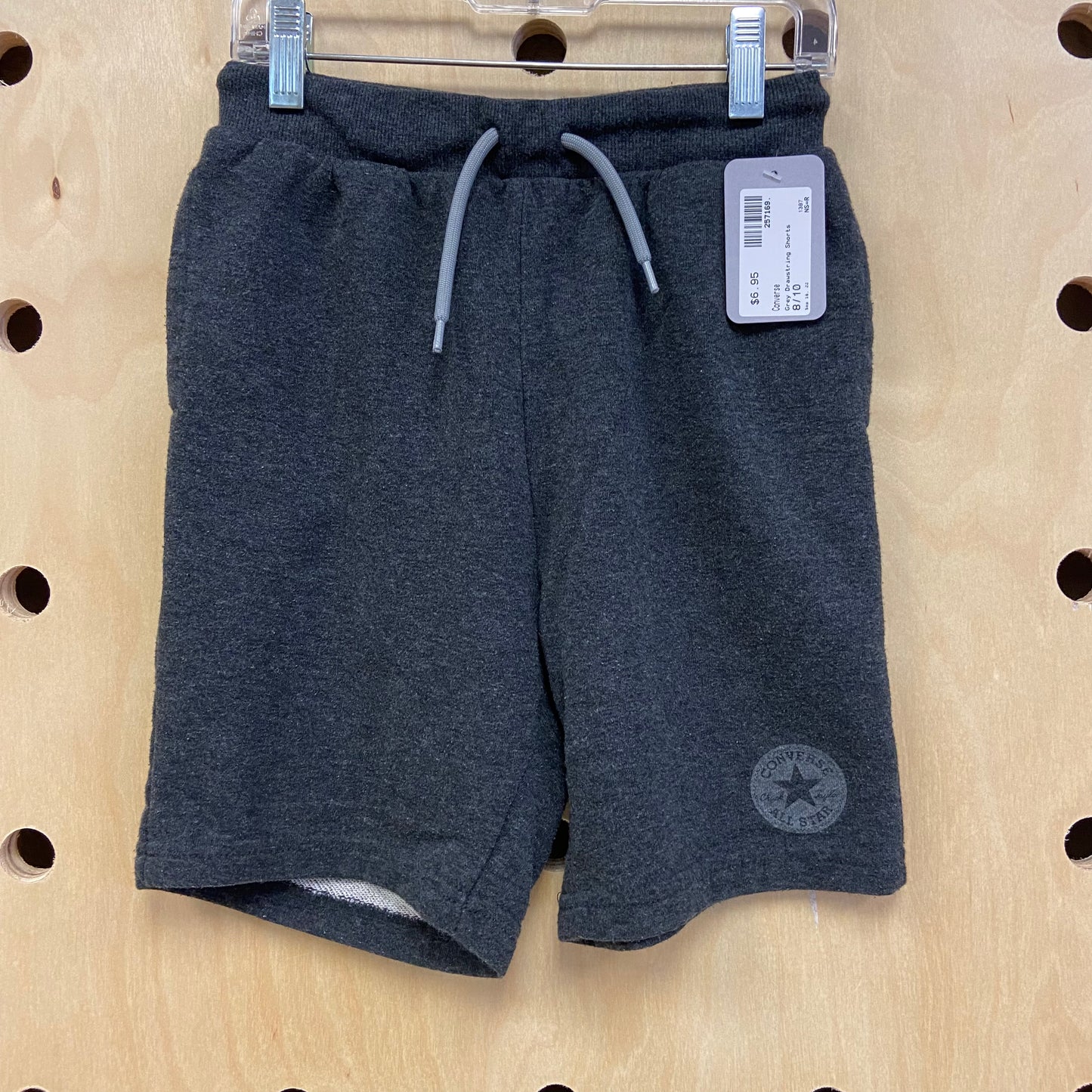 Grey Drawstring Shorts