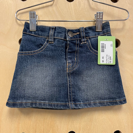 Denim Skorts