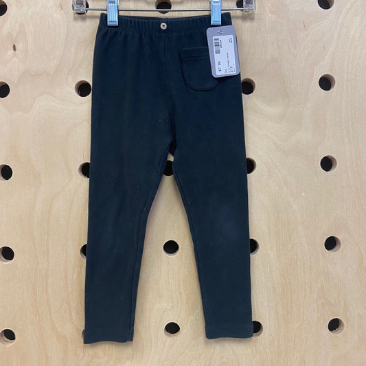 Grey Ribbed Pants
