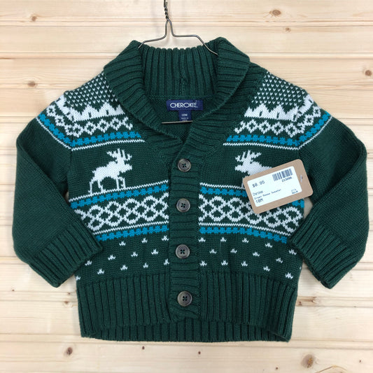 Green Moose Sweater