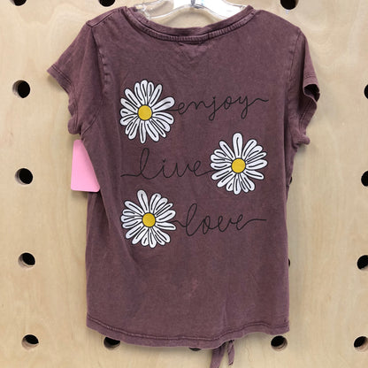 Dusty Plum Daisy Top