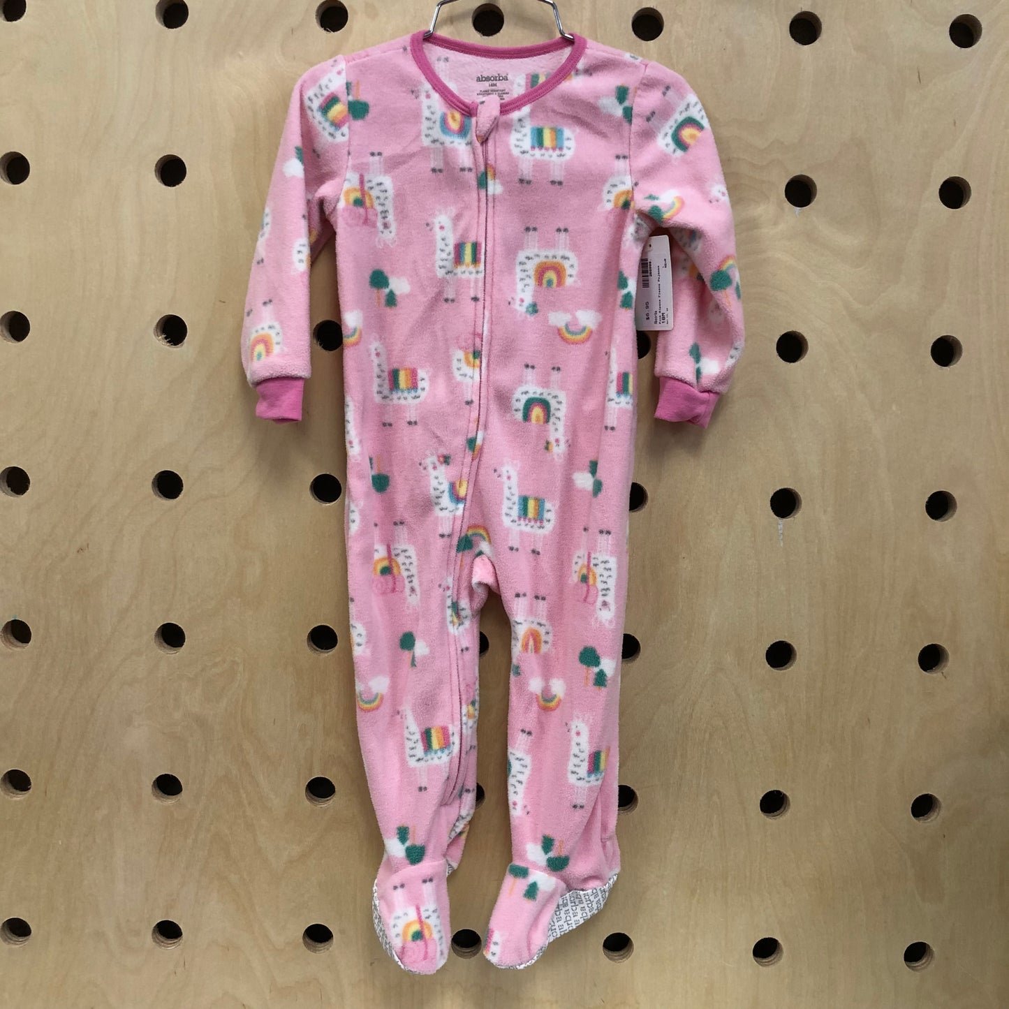Pink Alpaca Fleece Pajamas