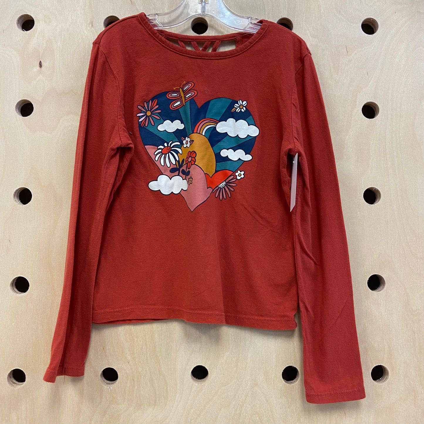 Terracotta HEart Rainbow Top