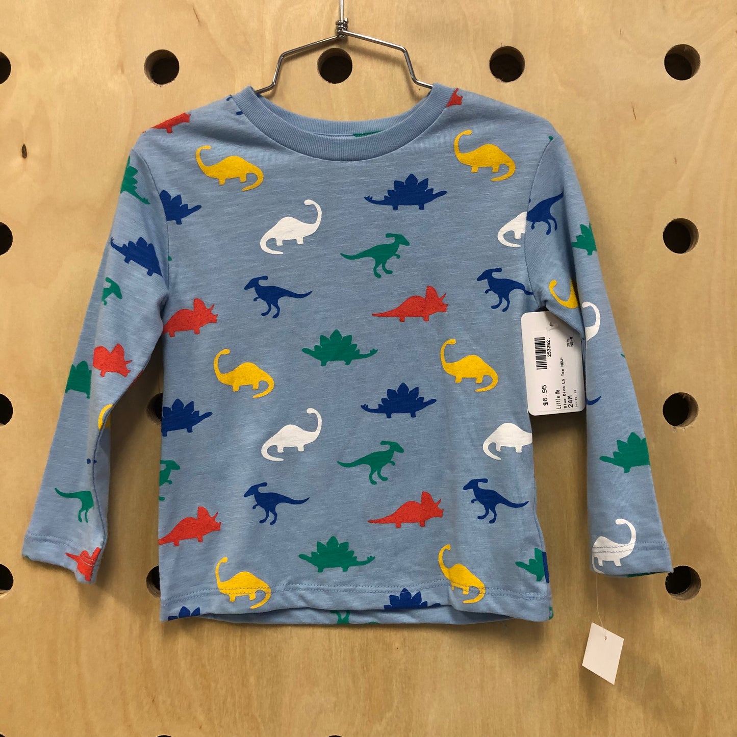 Blue Dino LS Tee NEW!