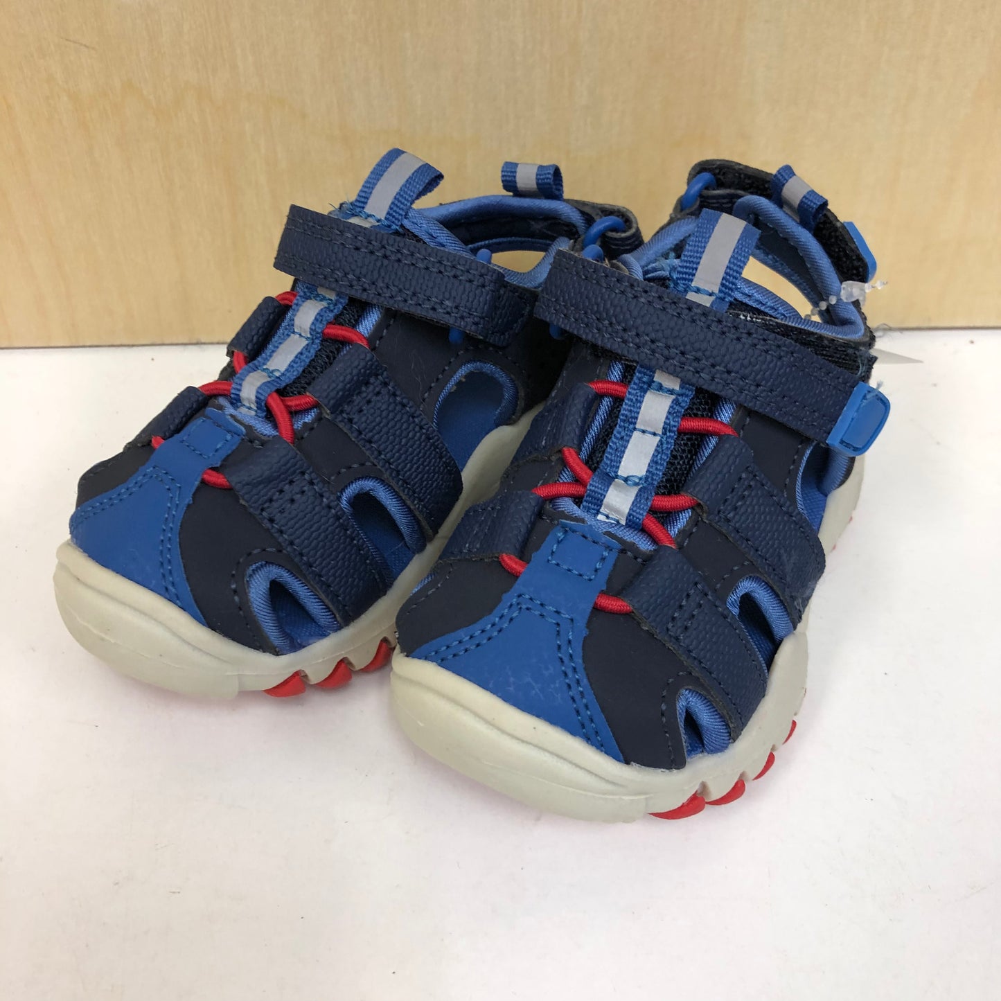 Blue Velcro Sandals