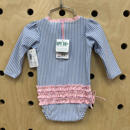 Blue + Pink Swimsuit NEW!