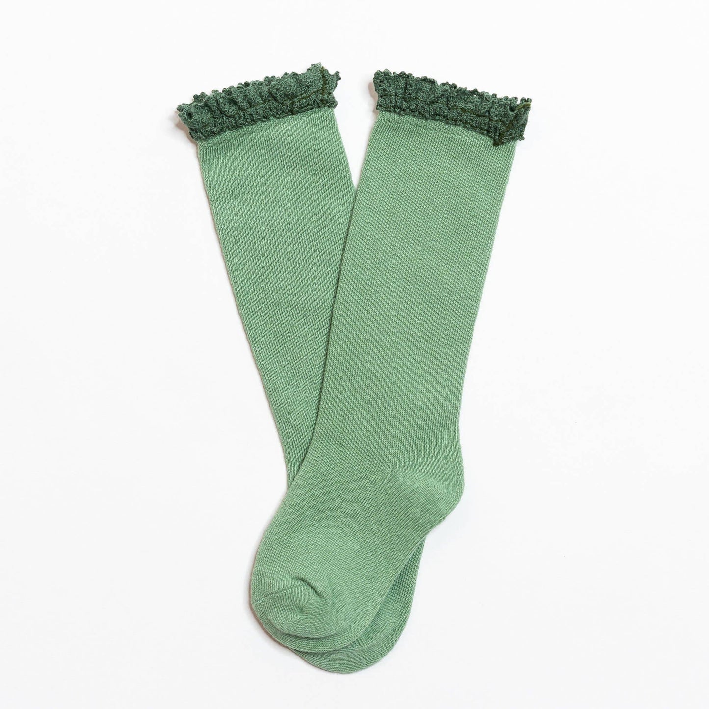 Spearmint Lace Top Knee High (1.5-3Y)